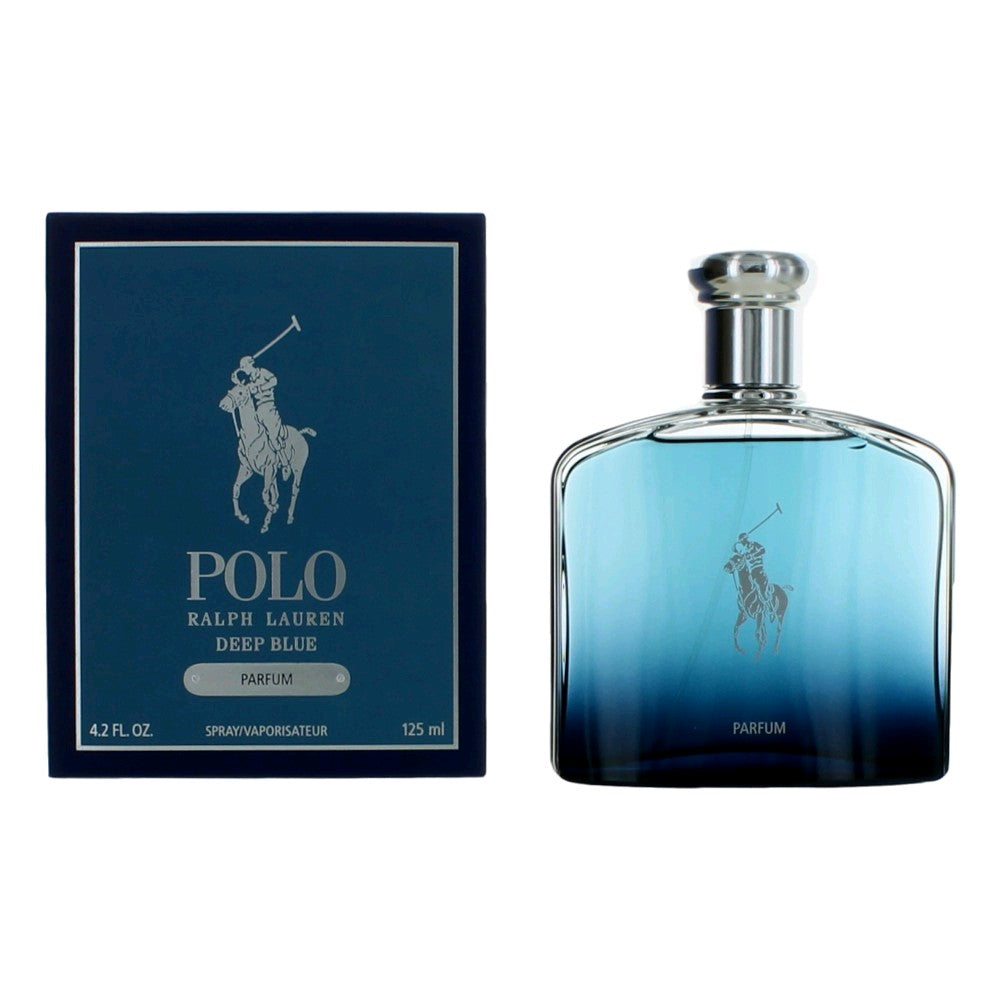 Ralph Lauren Polo Deep Blue Parfum Spray for Men 4.2 Fl Oz