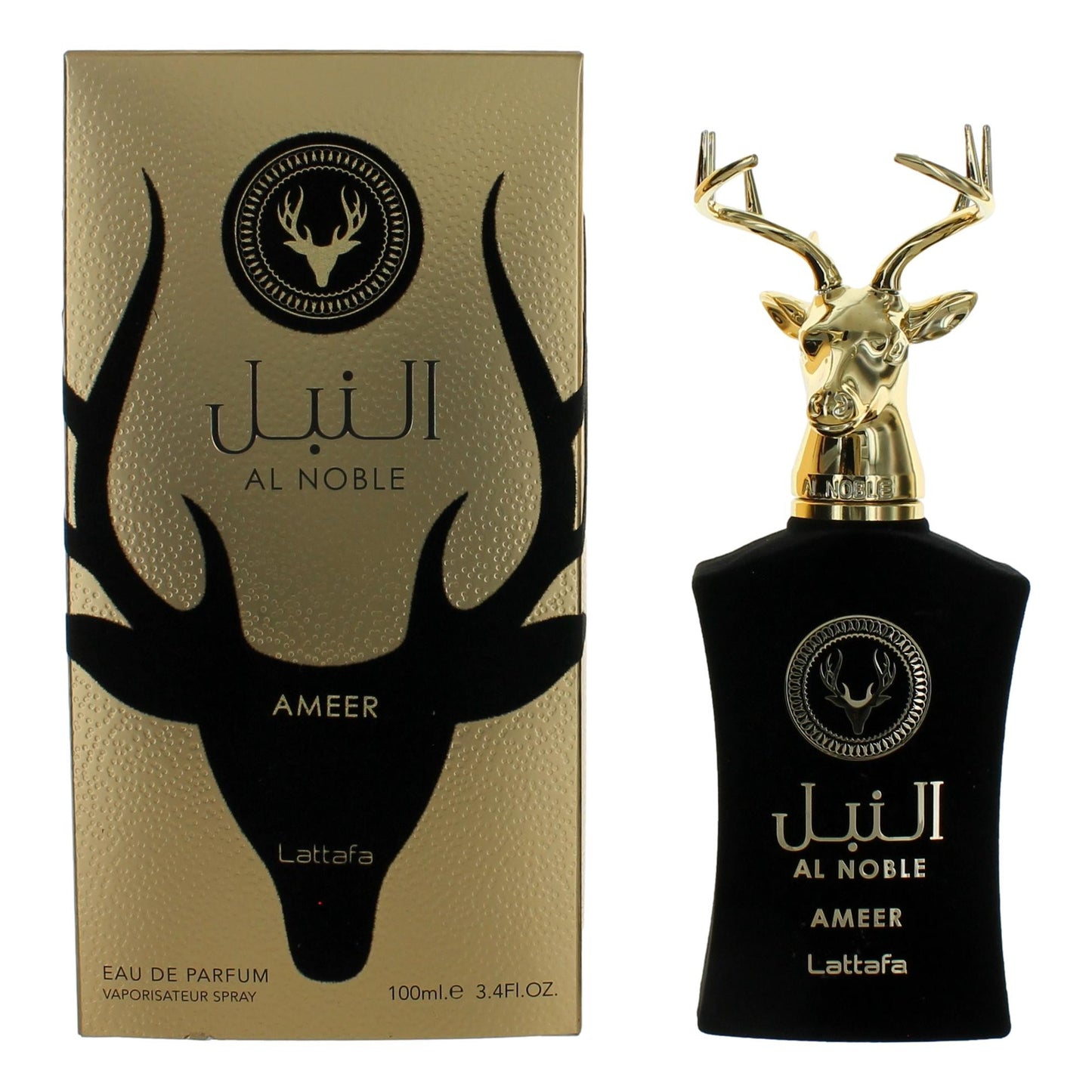 Lattafa Al Noble Ameer Eau de Parfum Spray for Unisex 3.4 Fl Oz
