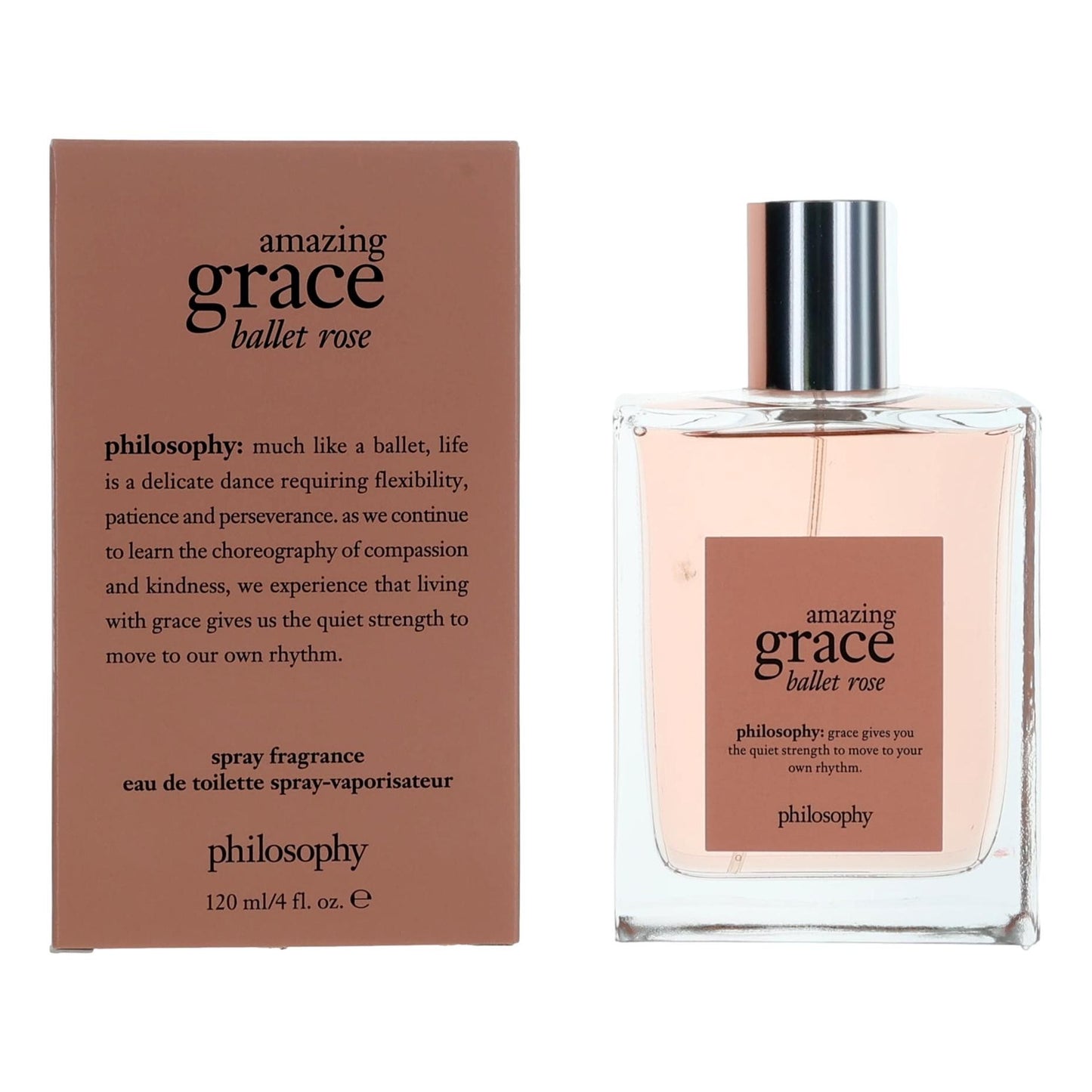 Philosophy Amazing Grace Ballet Rose Eau de Toilette Spray for Women 4 Fl Oz
