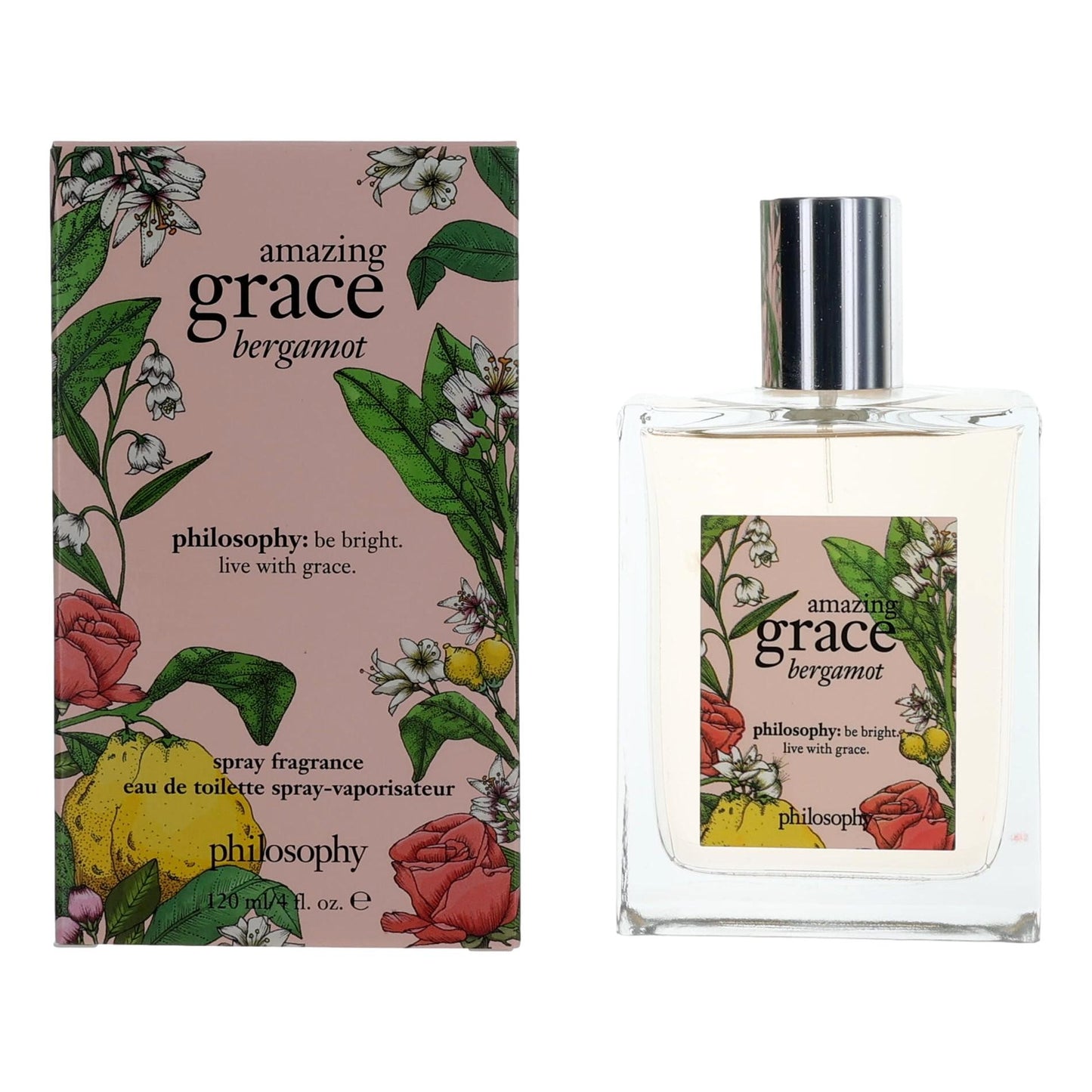 Philosophy Amazing Grace Bergamot Eau de Toilette Spray for Women 4 Fl Oz
