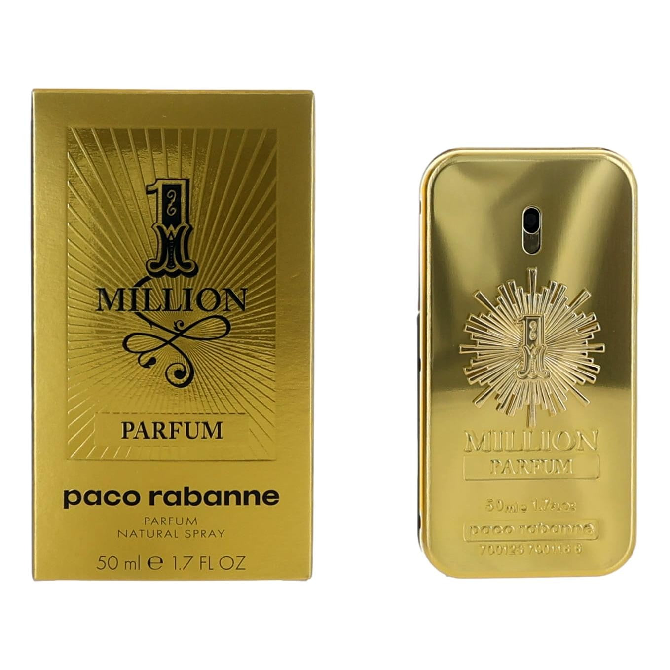 Paco Rabanne 1 Million Parfum Spray for Men 1.7 Fl Oz