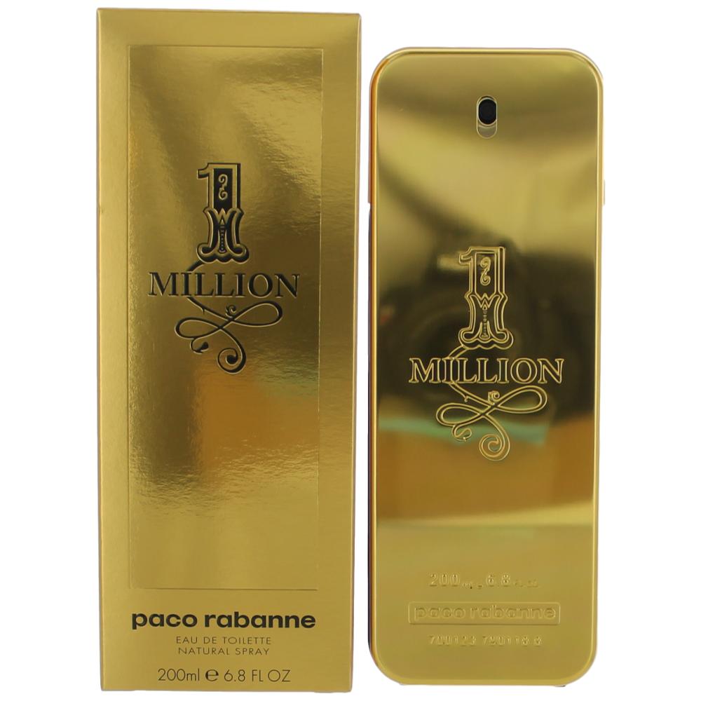 Paco Rabanne 1 Million Eau de Toilette Spray for Men 6.8 Fl Oz