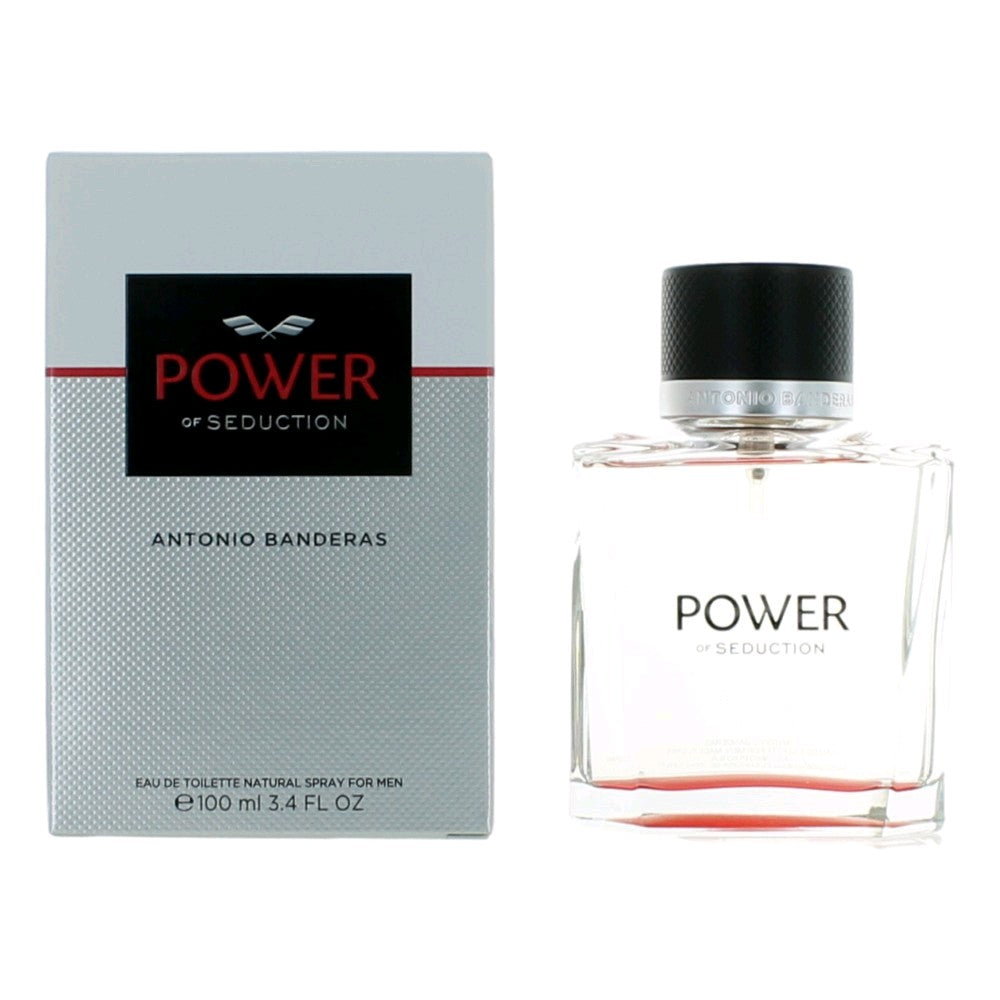 Antonio Banderas Power of Seduction Eau de Toilette Spray for Men 3.4 Fl Oz