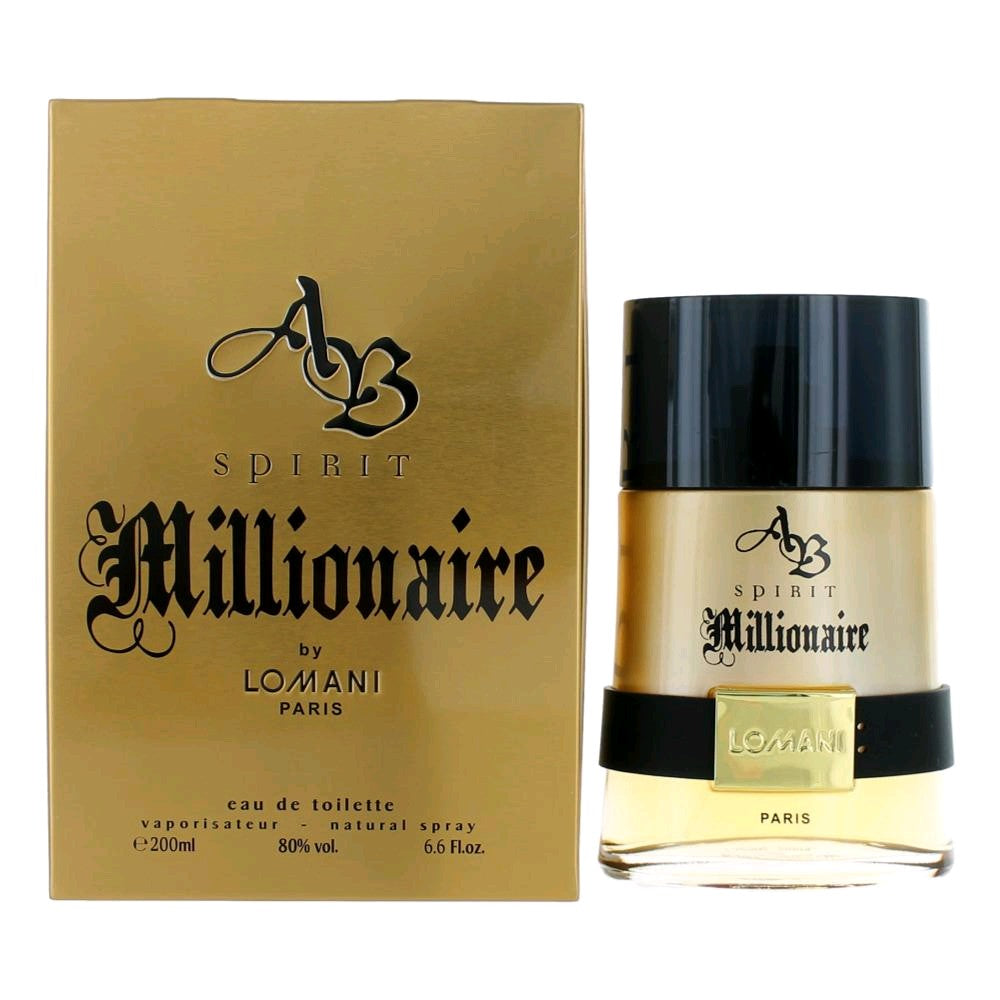 Lomani AB Spirit Millionaire Eau de Toilette Spray for Men 6.6 Fl Oz