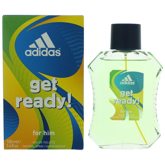 Adidas Adidas Get Ready Eau de Toilette Spray for Men 3.4 Fl Oz