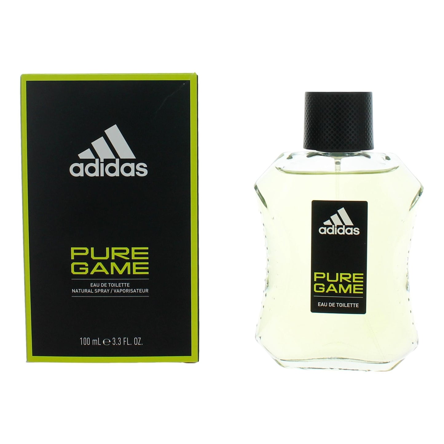 Adidas Adidas Pure Game Eau de Toilette Spray for Men 3.4 Fl Oz