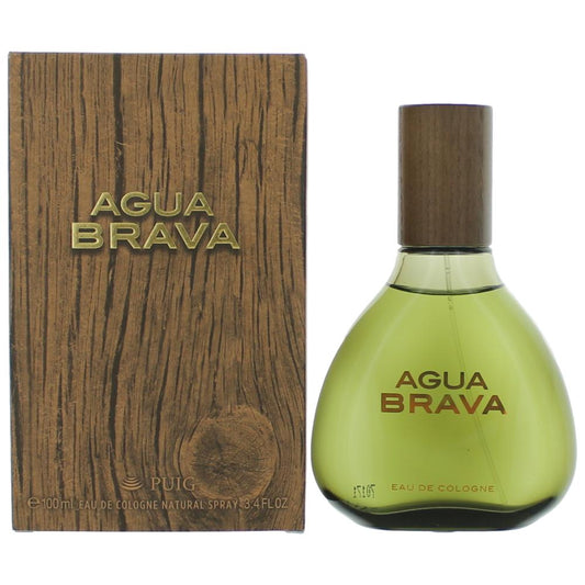 Puig Agua Brava Eau de Cologne Spray for Men 3.4 Fl Oz