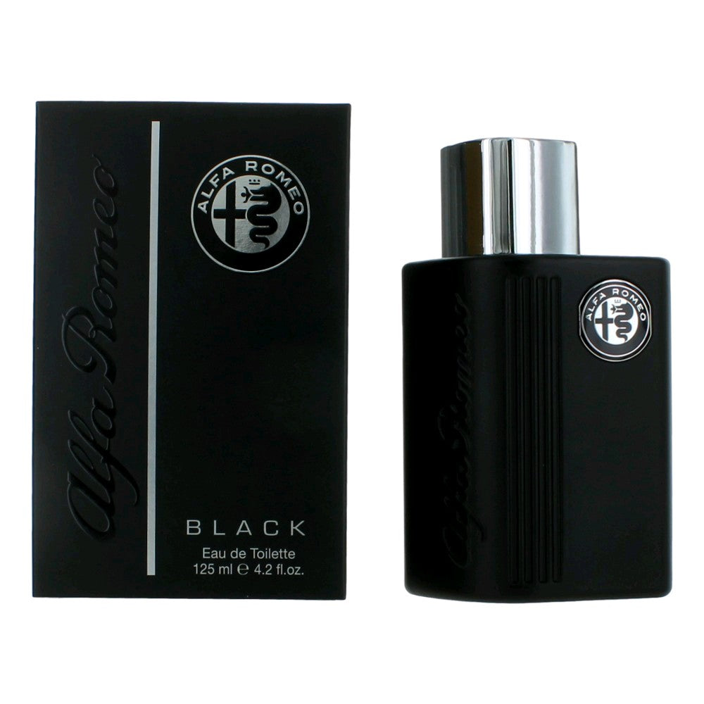 Alfa Romeo Alfa Romeo Black Eau de Toilette Spray for Men 4.2 Fl Oz