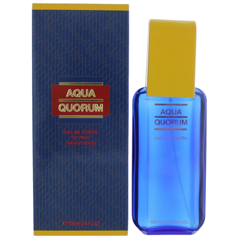 Puig Aqua Quorum Eau de Toilette Spray for Men 3.4 Fl Oz