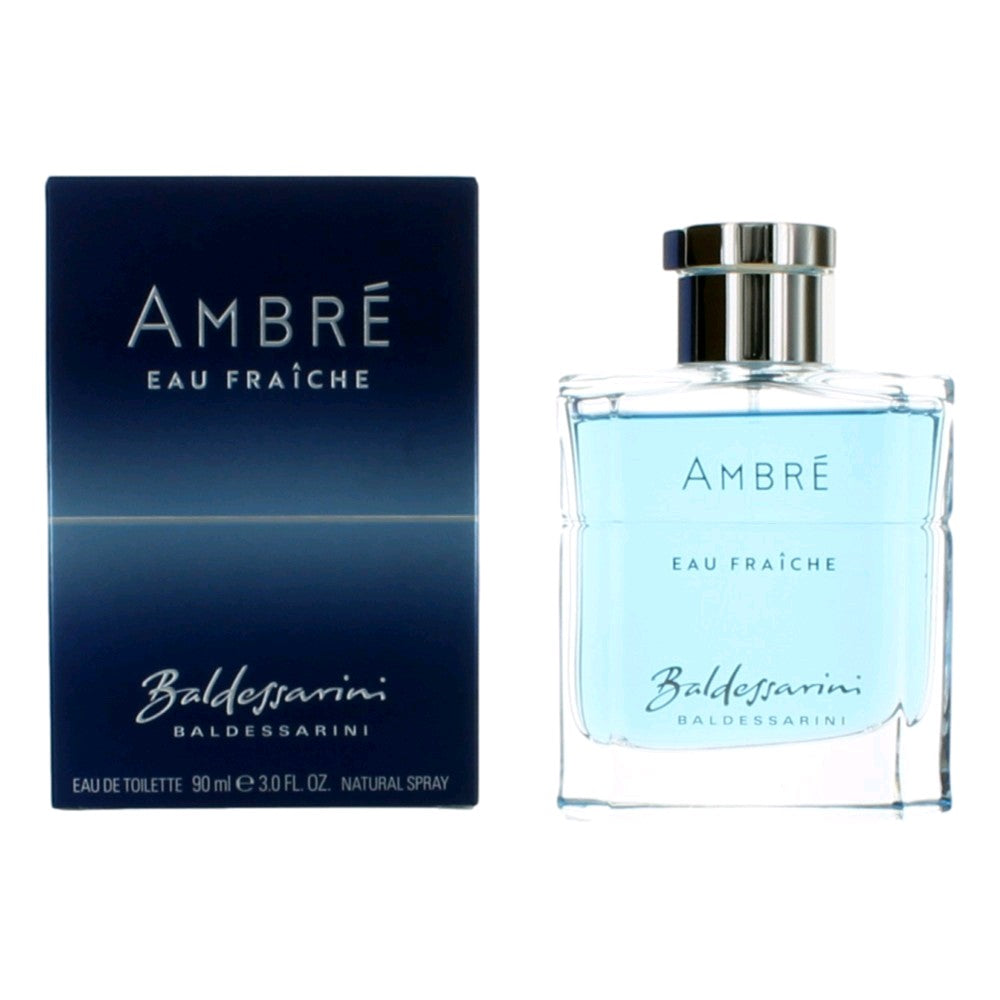 Baldessarini Baldessarini Ambre Eau Fraiche Eau de Toilette Spray for Men 3 Fl Oz