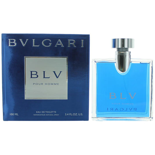 Bvlgari BLV Pour Homme Eau de Toilette Spray for Men 3.4 Fl Oz