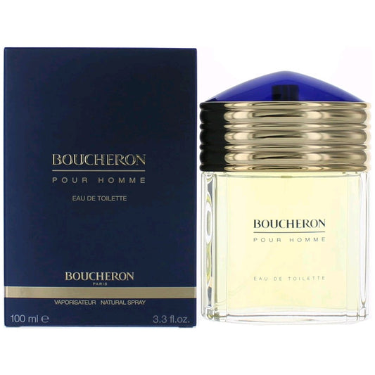 Boucheron Boucheron Pour Homme Eau de Toilette Spray for Men 3.3 Fl Oz