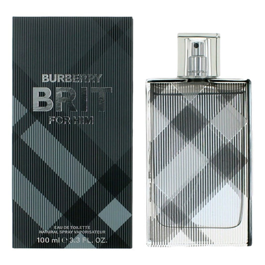 Burberry Brit Eau de Toilette Spray for Men 3.3 Fl Oz