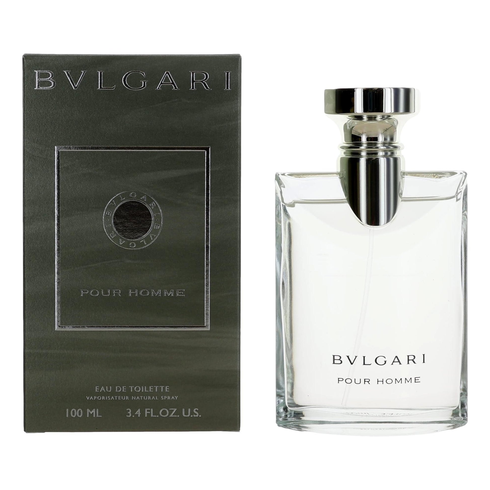 Bvlgari Bvlgari Pour Homme Eau de Toilette Spray for Men 3.4 Fl Oz