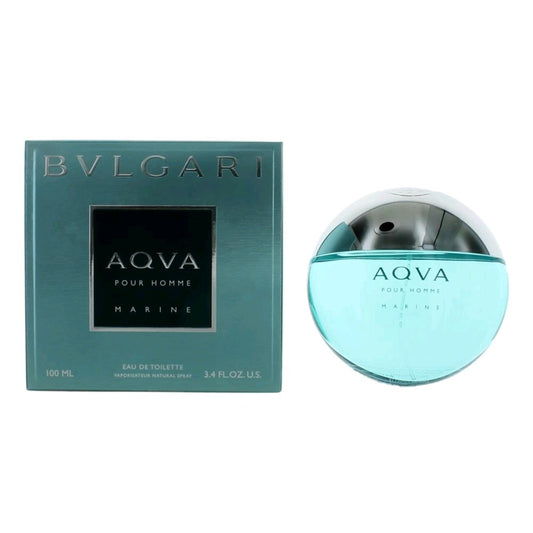 Bvlgari Aqva Marine Eau de Toilette Spray for Men 3.4 Fl Oz