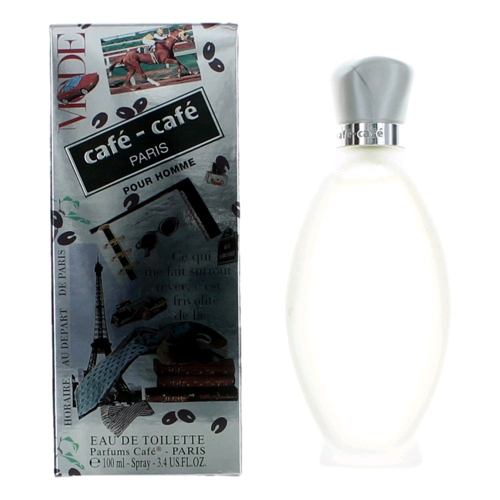 Cofinluxe Cafe Cafe Paris Eau de Toilette Spray for Men 3.4 Fl Oz