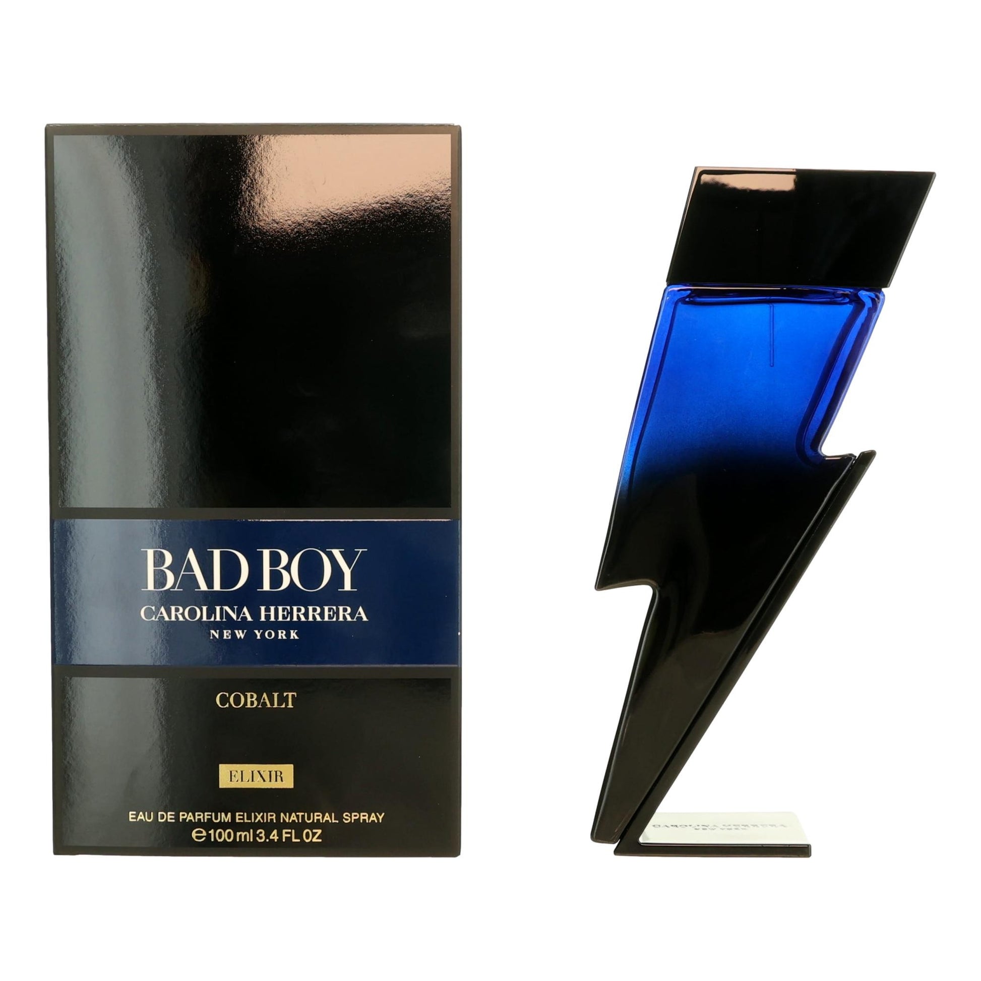 Carolina Herrera Bad Boy Cobalt Elixir Eau de Parfum Spray for Men 3.4 Fl Oz