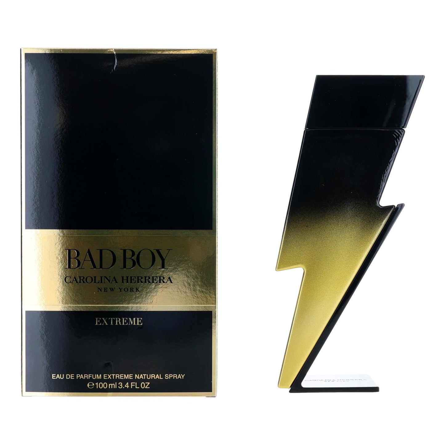 Carolina Herrera Bad Boy Extreme Eau de Parfum Spray for Men 3.4 Fl Oz