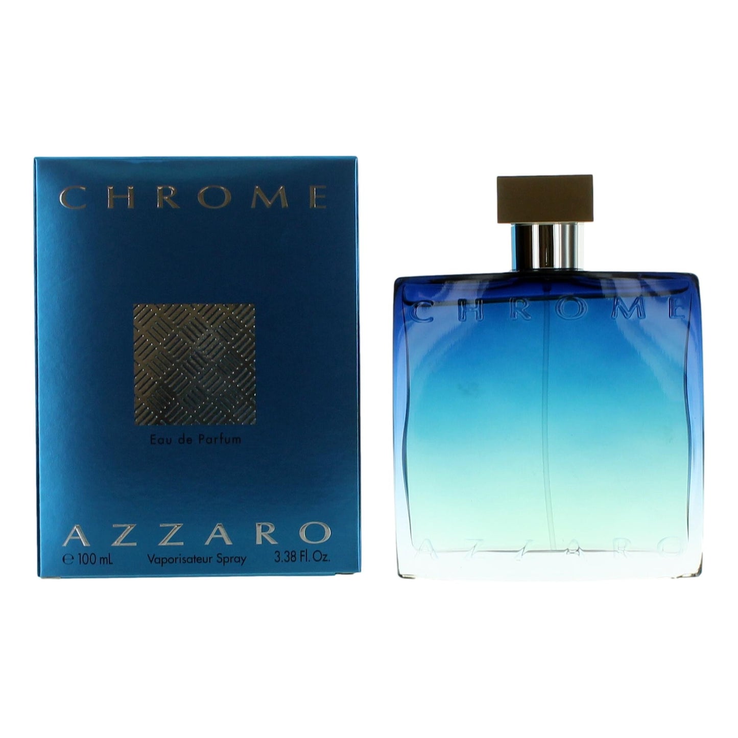 Azzaro Chrome Eau de Parfum Spray for Men 3.4 Fl Oz