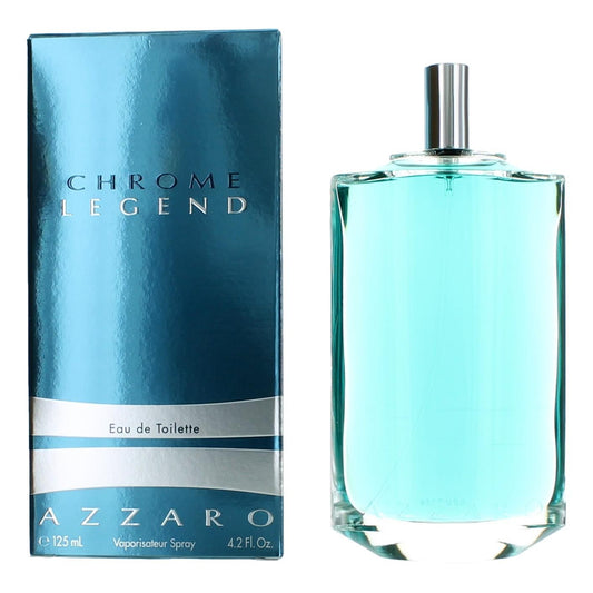 Azzaro Chrome Legend Eau de Toilette Spray for Men 4.2 Fl Oz