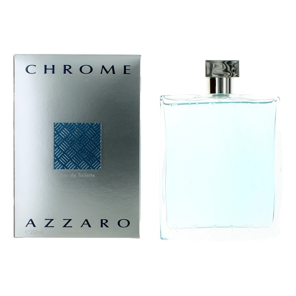 Azzaro Chrome Eau de Toilette Spray for Men 6.7 Fl Oz