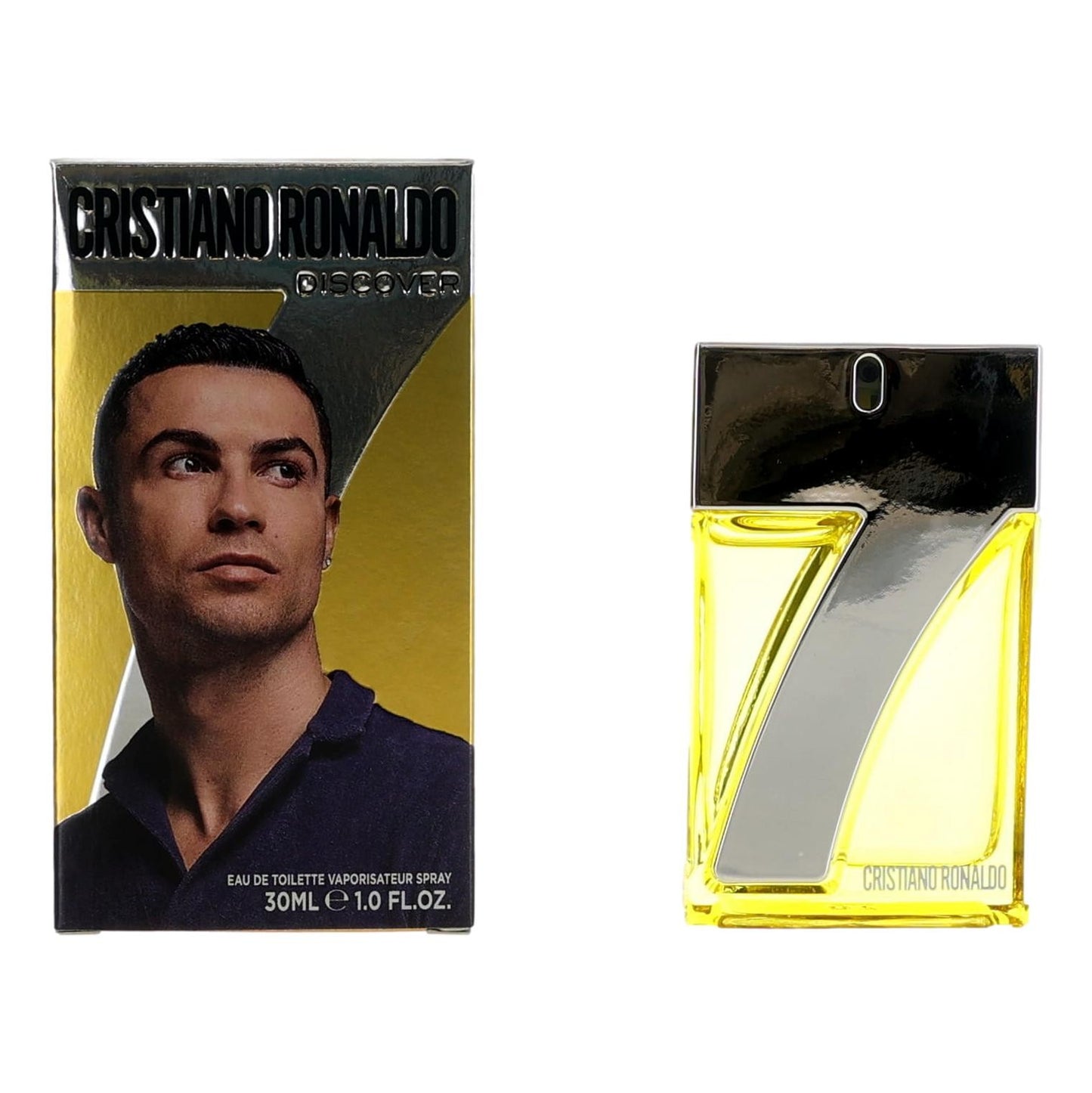 Cristiano Ronaldo CR7 Discover Eau de Toilette Spray for Men 1 Fl Oz