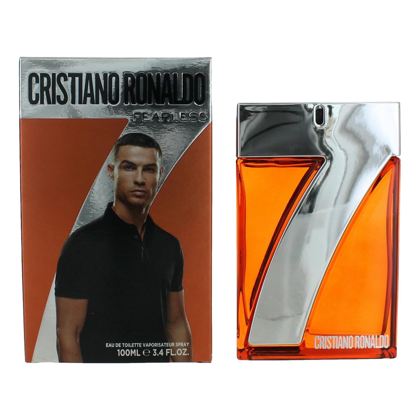 Cristiano Ronaldo CR7 Fearless Eau de Toilette Spray for Men 3.4 Fl Oz