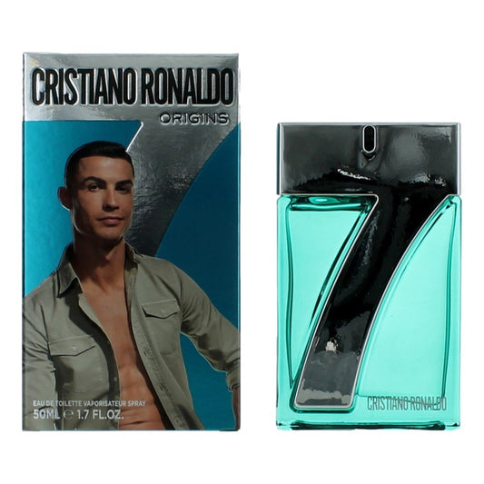 Cristiano Ronaldo CR7 Origins Eau de Toilette Spray for Men 1.7 Fl Oz