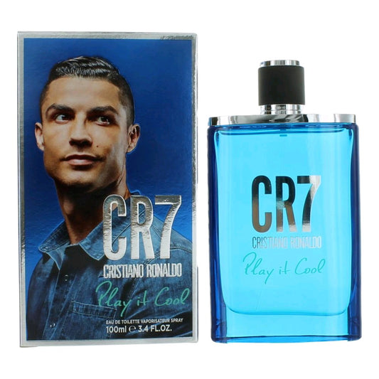 Cristiano Ronaldo CR7 Play It Cool Eau de Toilette Spray for Men 3.4 Fl Oz