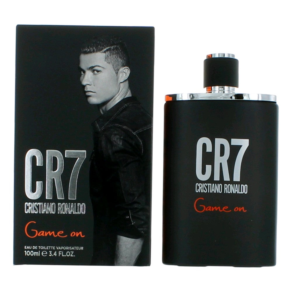 Cristiano Ronaldo CR7 Game On Eau de Toilette Spray for Men 3.4 Fl Oz