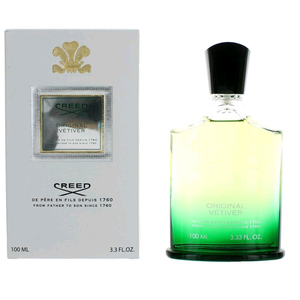 Creed Original Vetiver Eau de Parfum Spray for Unisex 3.3 Fl Oz