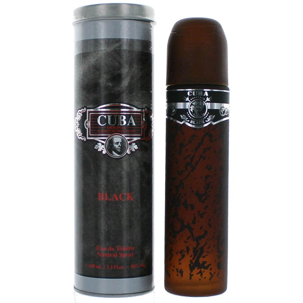 Cuba Cuba Black Eau de Toilette Spray for Men 3.3 Fl Oz