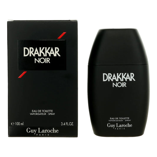 Guy Laroche Drakkar Noir Eau de Toilette Spray for Men 3.4 Fl Oz