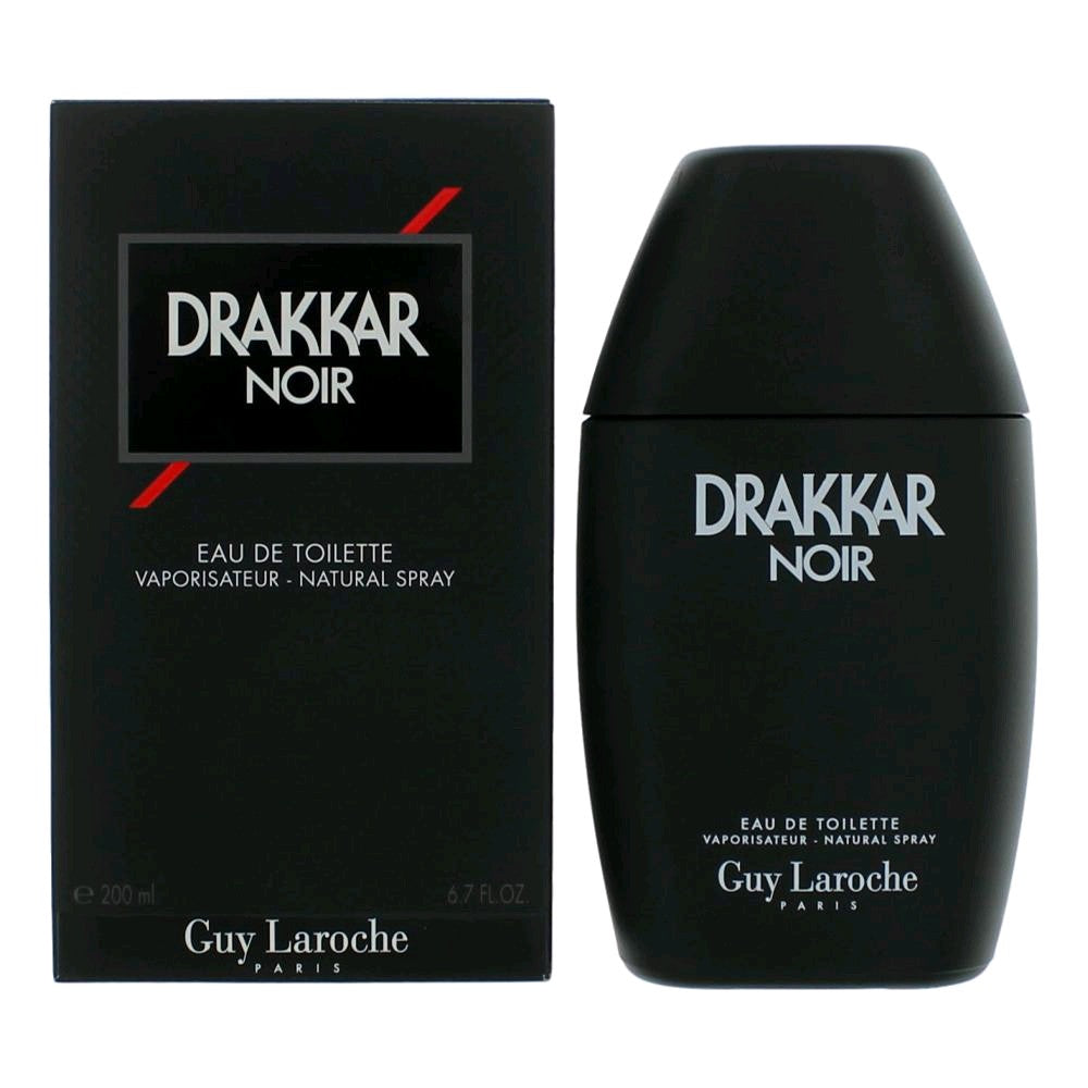 Guy Laroche Drakkar Noir Eau de Toilette Spray for Men 6.7 Fl Oz