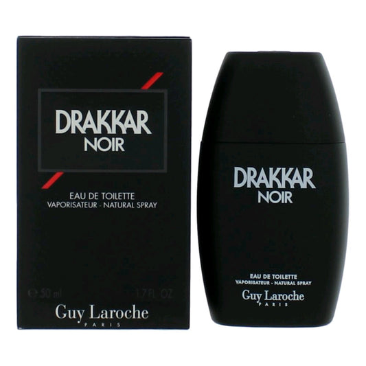 Guy Laroche Drakkar Noir Eau de Toilette Spray for Men 1.7 Fl Oz