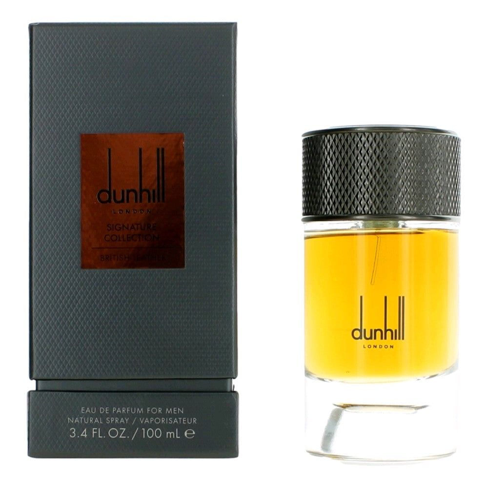 Alfred Dunhill Dunhill British Leather Eau de Parfum Spray for Men 3.4 Fl Oz