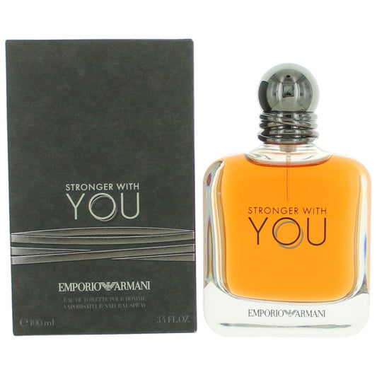 Emporio Armani Stronger With You Eau de Toilette Spray for Men 3.4 Fl Oz