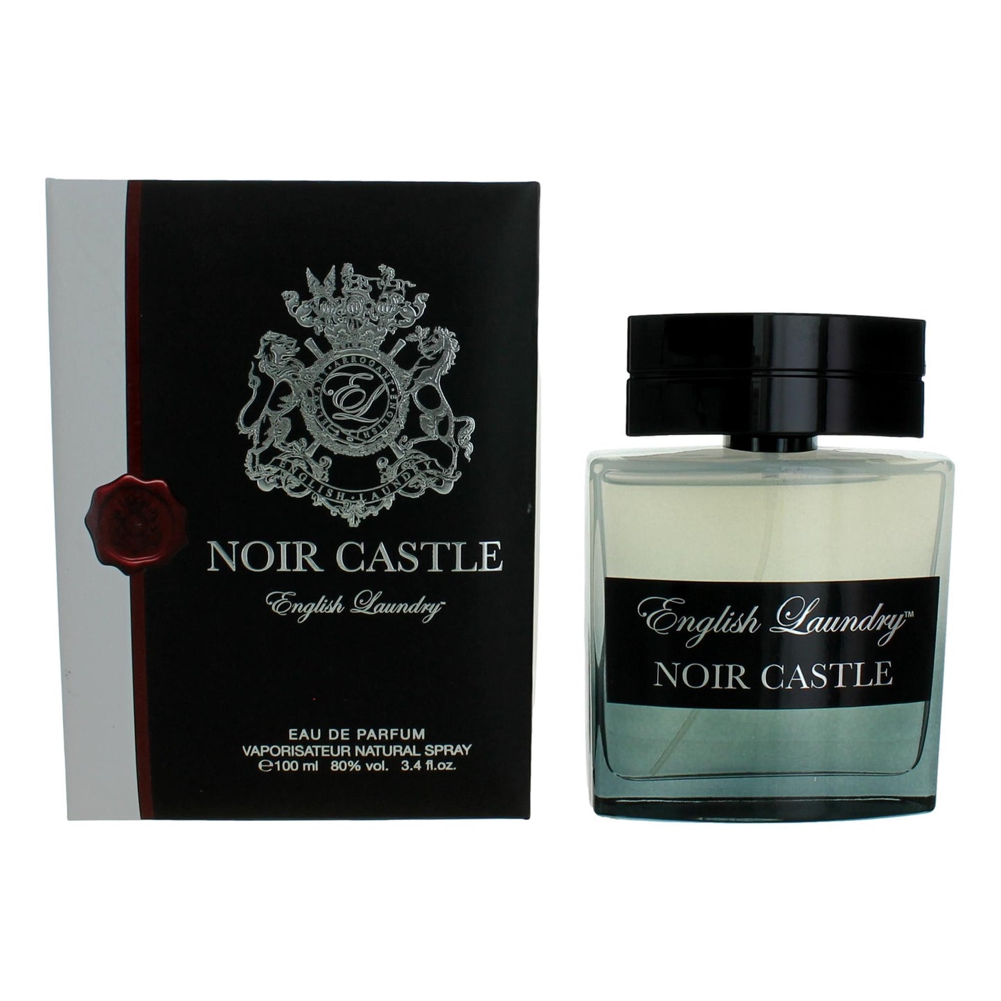 English Laundry Noir Castle Eau de Parfum Spray for Men 3.4 Fl Oz