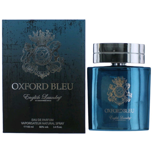 English Laundry Oxford Bleu Eau de Parfum Spray for Men 3.4 Fl Oz