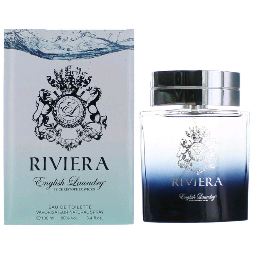 English Laundry Riviera Eau de Toilette Spray for Men 3.4 Fl Oz