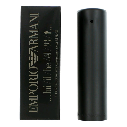 Emporio Armani Emporio Armani He Eau de Toilette Spray for Men 3.4 Fl Oz