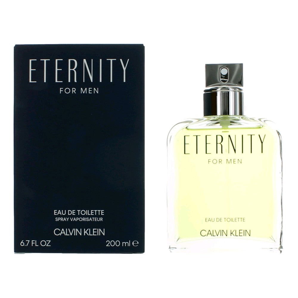 Calvin Klein Eternity Eau de Toilette Spray for Men 6.7 Fl Oz