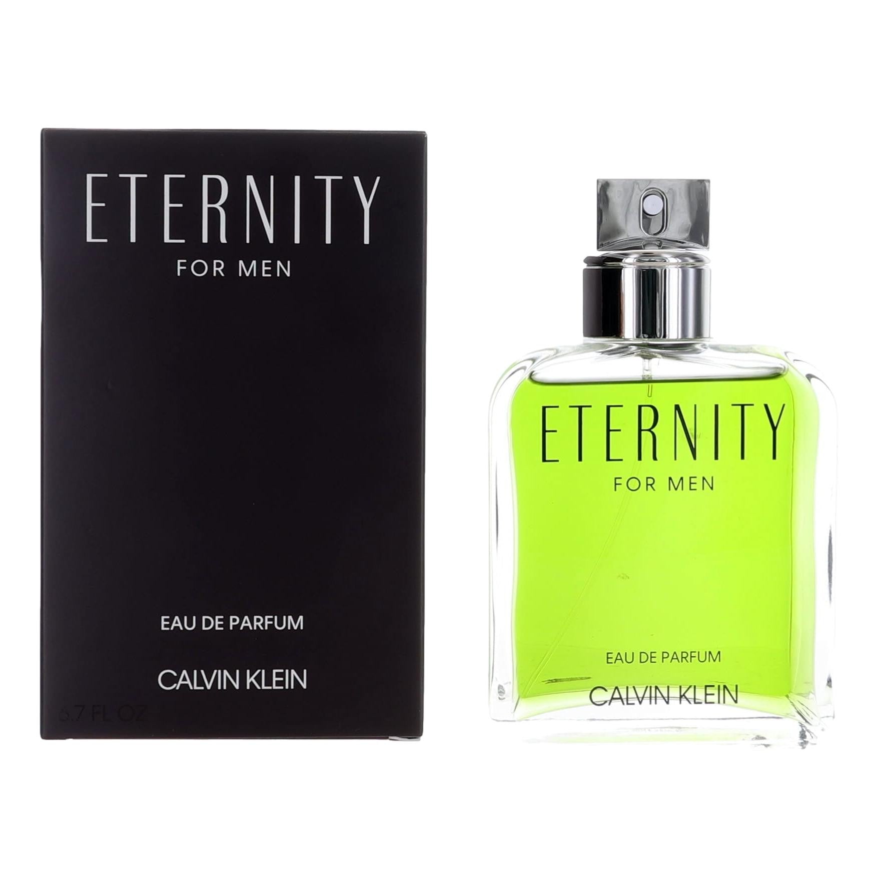 Calvin Klein Eternity Eau de Parfum Spray for Men 6.7 Fl Oz