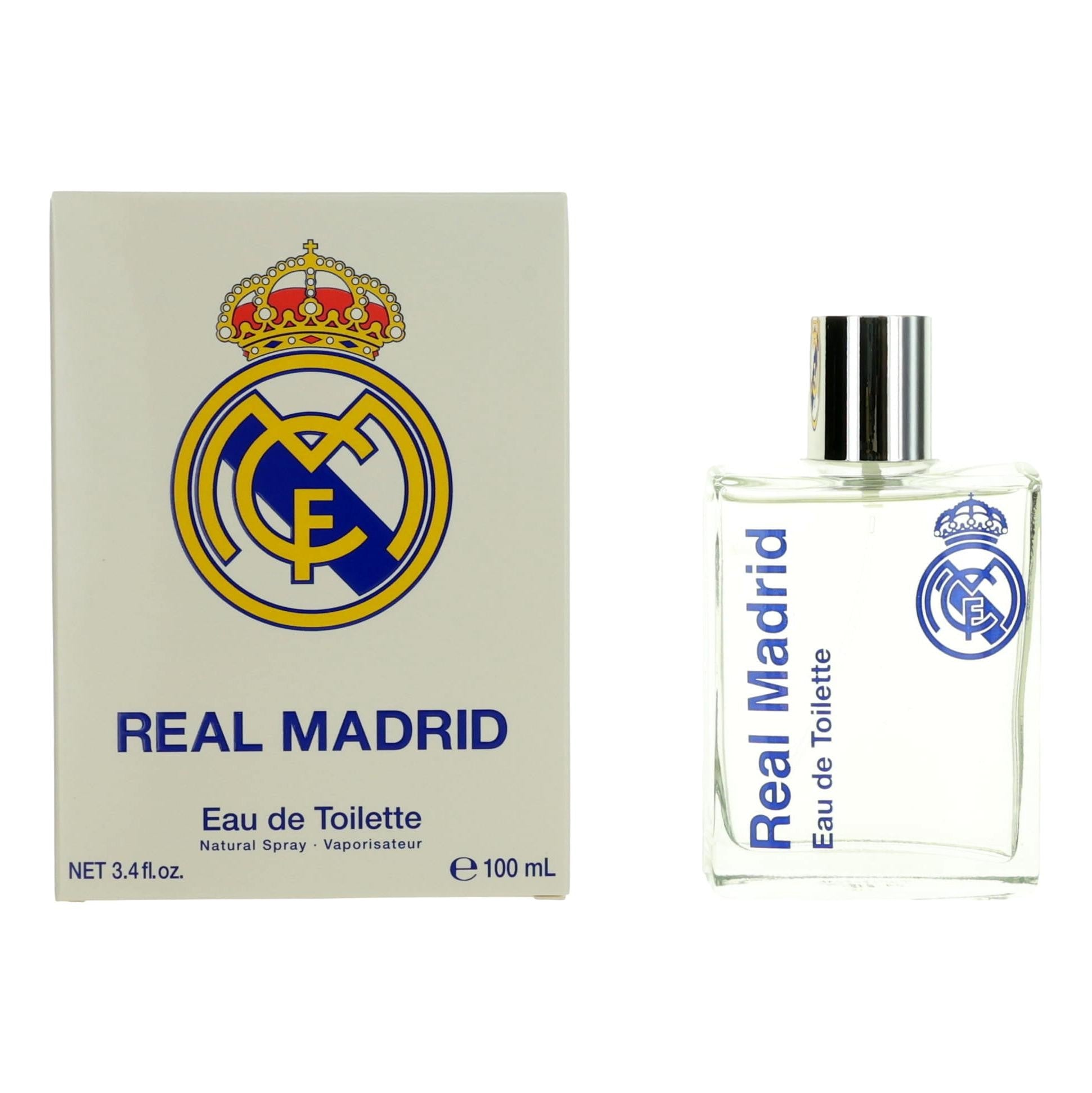 Real Madrid FC Real Madrid Eau de Toilette Spray for Men 3.4 Fl Oz