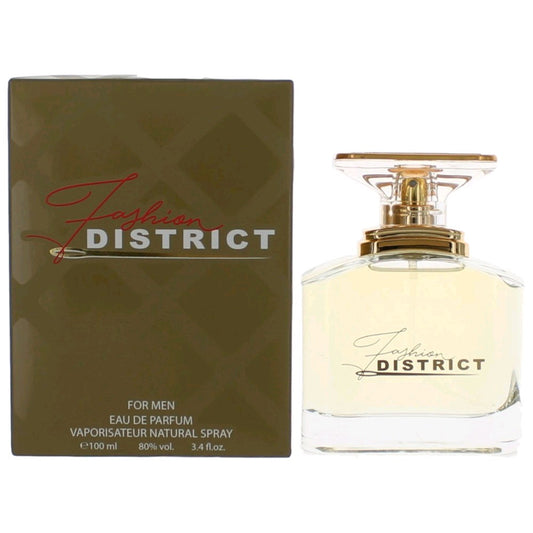 Fashion District Fashion District Eau de Parfum Spray for Men 3.4 Fl Oz