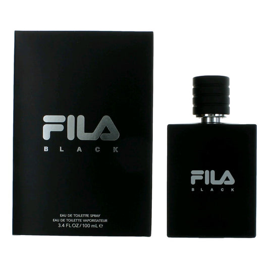 Fila Fila Black Eau de Toilette Spray for Men 3.4 Fl Oz