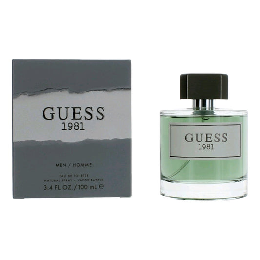 Guess Guess 1981 Eau de Toilette Spray for Men 3.4 Fl Oz