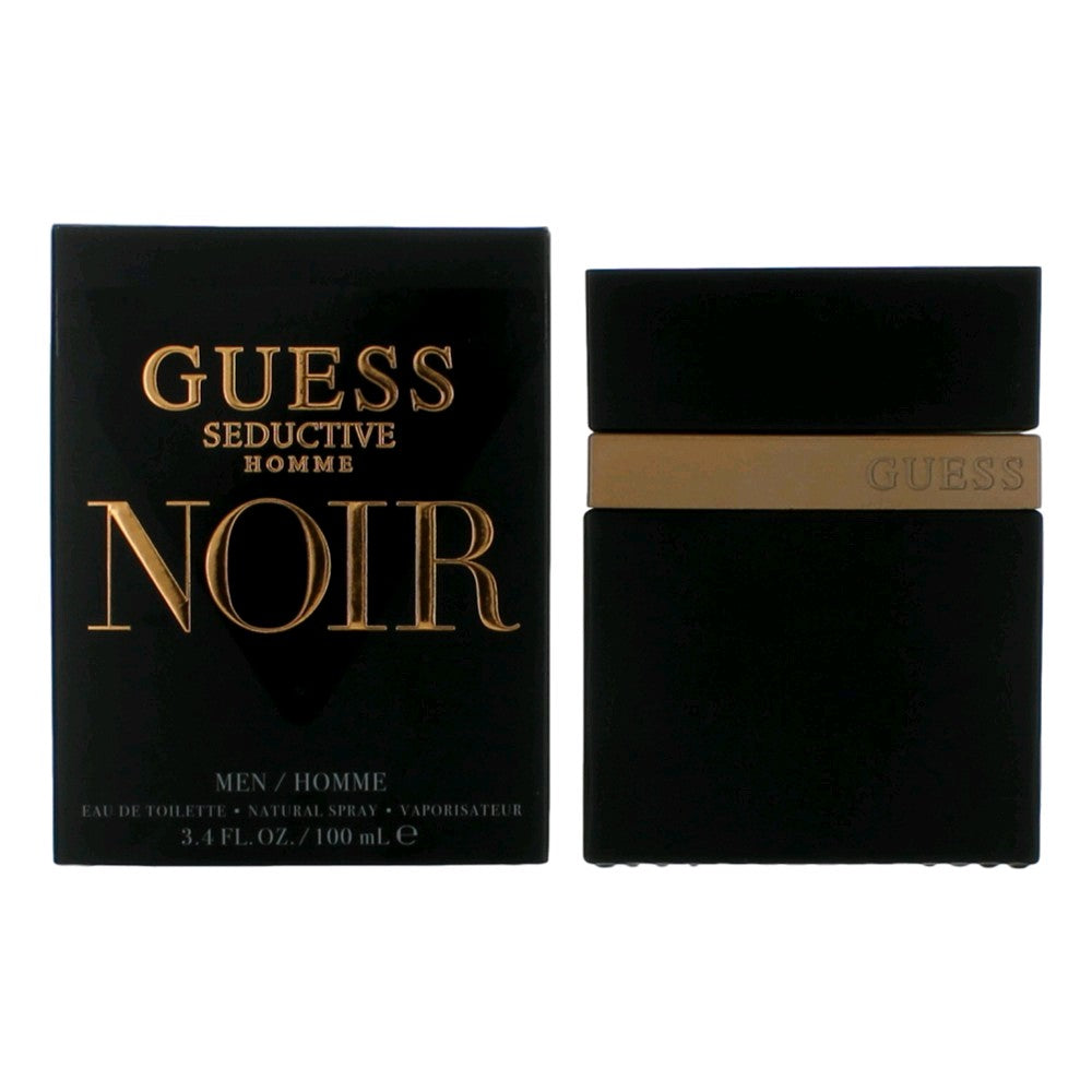 Guess Guess Seductive Noir Eau de Toilette Spray for Men 3.4 Fl Oz