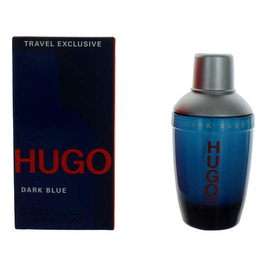 Hugo Boss Hugo Dark Blue Eau de Toilette Spray for Men 2.5 Fl Oz