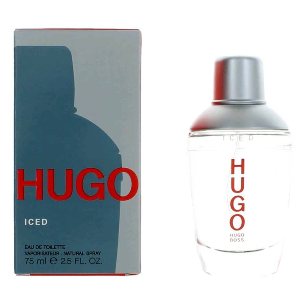 Hugo Boss Hugo Iced Eau de Toilette Spray for Men 2.5 Fl Oz